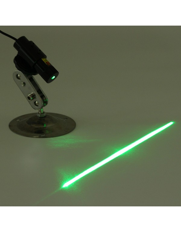 532nm 50mW Green Laser Line Module Locator Marking Alignment for Cutting Machine w/ Mount Bracket