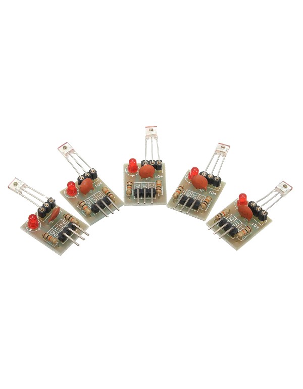 5Pcs 5V High Level Laser Receiver Sensor Module Non-modulator Tube For Arduino