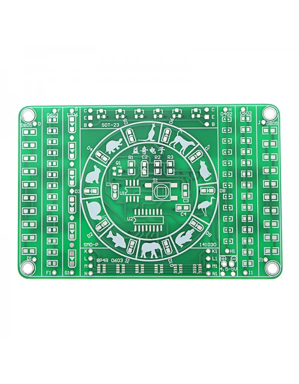 SMD Component Soldering Practice Board DIY Electronic Production Module Kit