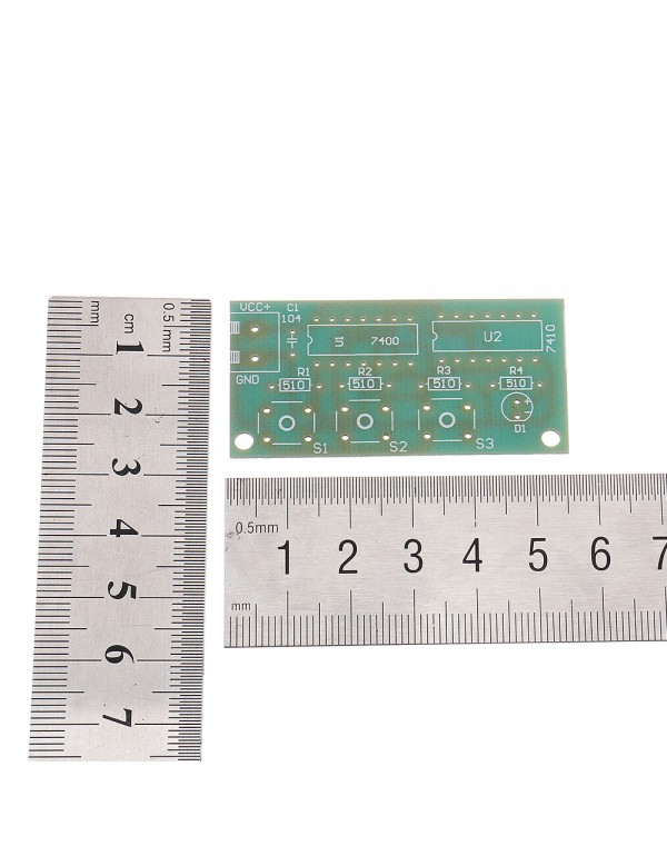 3pcs DIY Three Person Voter Module Kit DIY Electronic Production Kit 74HC00+74HC10
