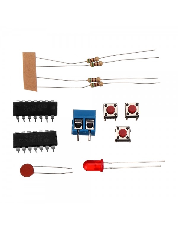 5pcs DIY Three Person Voter Module Kit DIY Electronic Production Kit 74HC00+74HC10